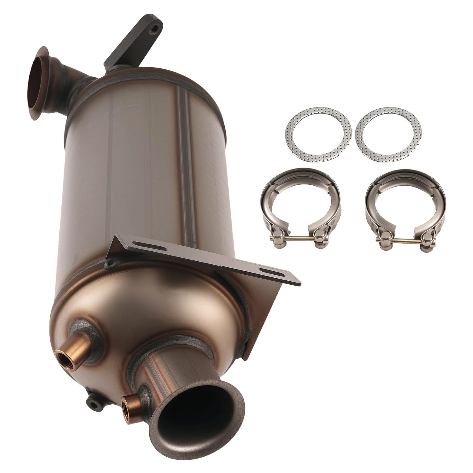maXpeedingrods 7H0254700GX 7H0254700GV Filtro de partículas diésel DPF Euro 4 compatible con T5 Transporter BRS BRR / 84 CV 102 CV
