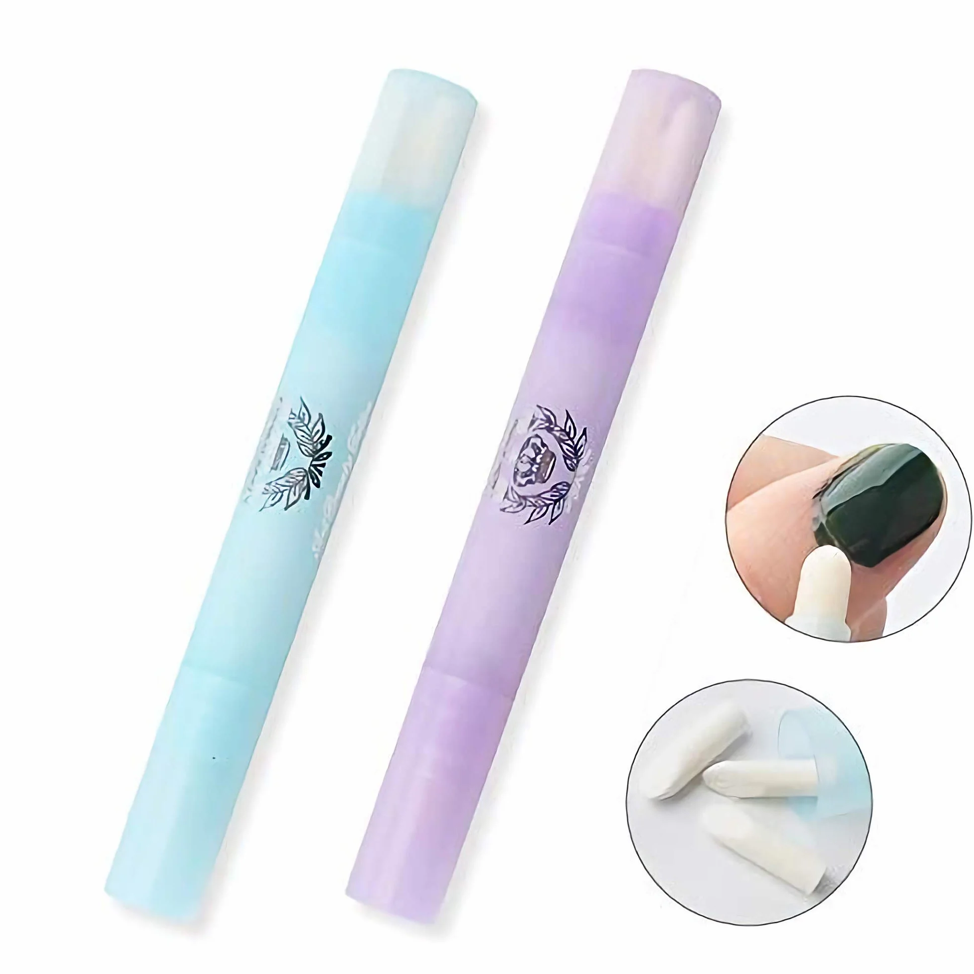 Iwobi 2 pcs Pluma removedor de Esmalte de uñas, Nail Art Pen Corrector Gel
