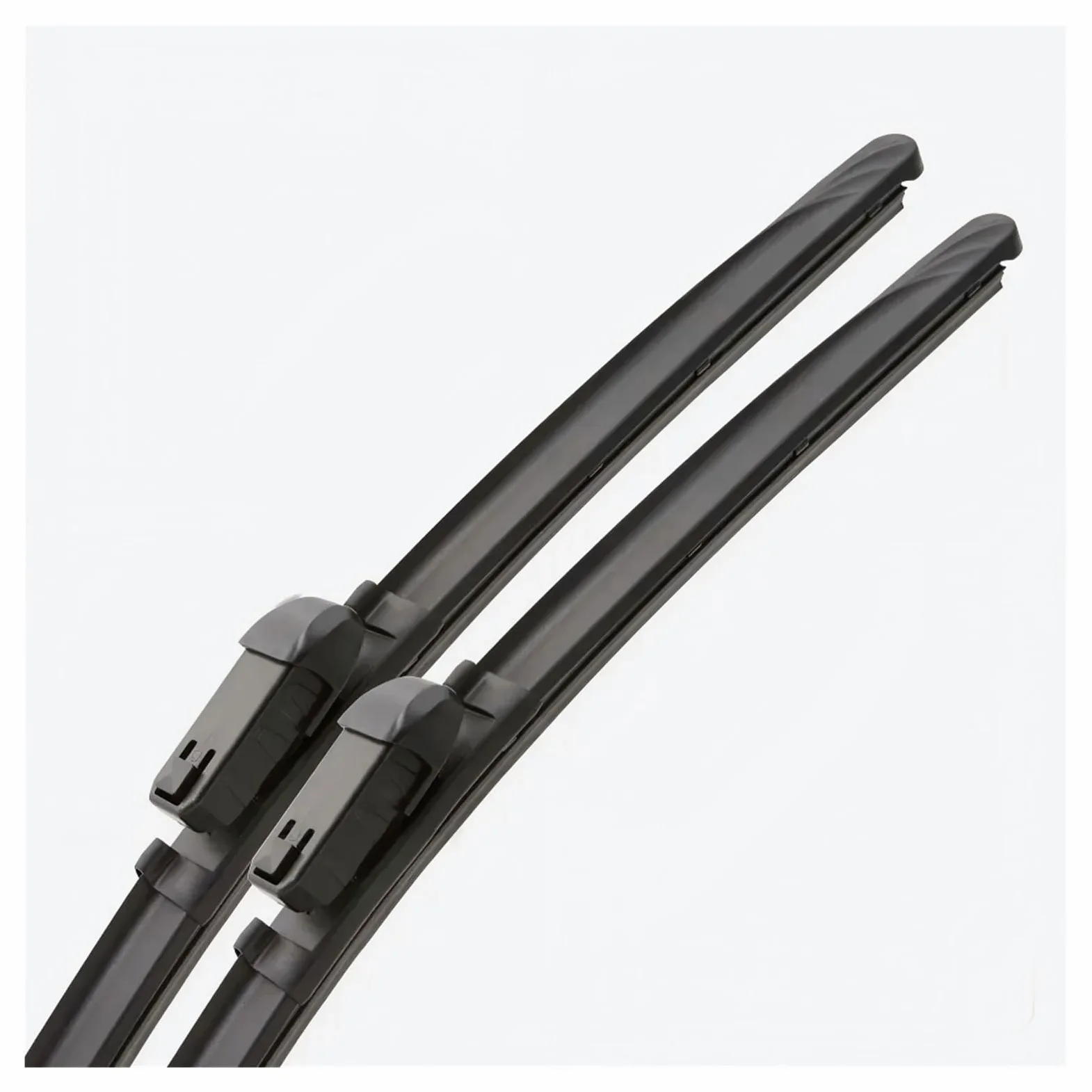 Limpiaparabrisas de coche Limpiaparabrisas delanteros silicona y goma para Tesla, modelo S 2012-2023, cepillo para ventana parabrisas 28 "+ 17(Silicone wiper-,Left-hand drive)