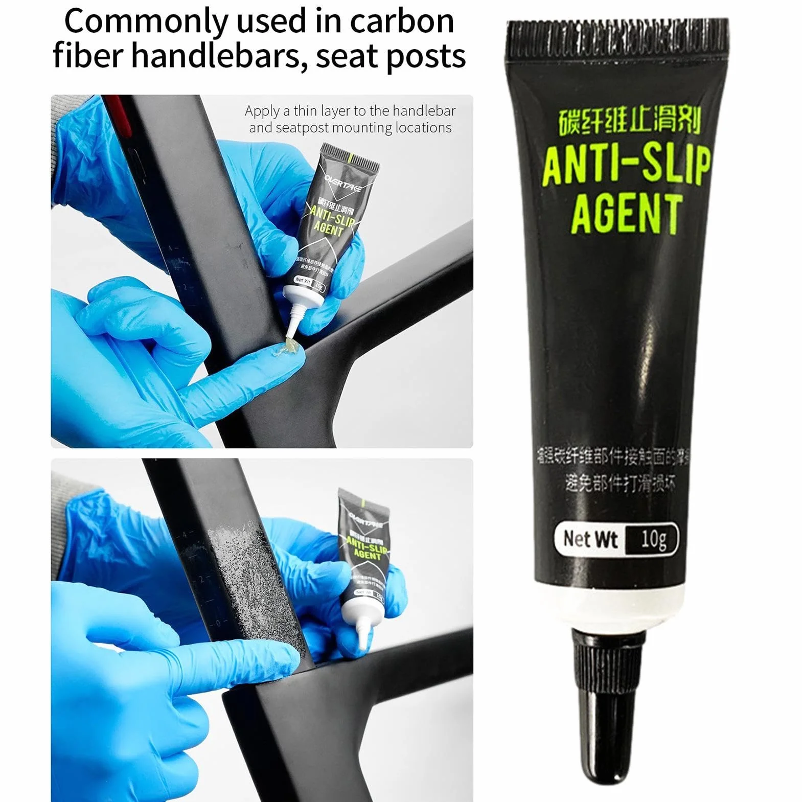 Grasa De Carbono Para Bicicletas - Grasa Montaje Bicicleta, Grasa Antideslizante De Carbono, Lubricante Antidesliz