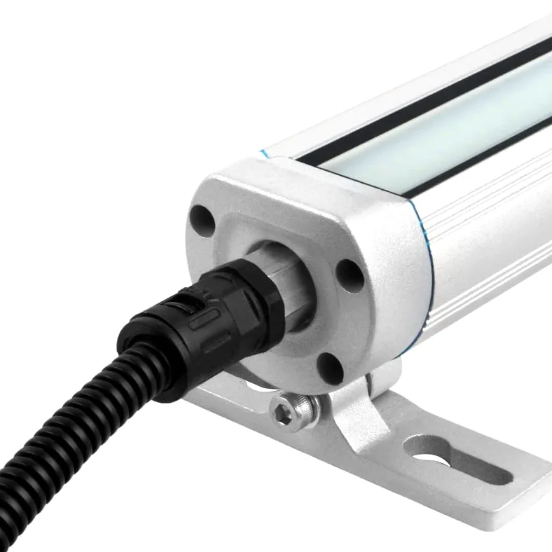 lámpara de trabajo led, luz del tubo de la máquina CNC 24V luces impermeables a prueba de explosión Iluminación interna industrial para la máquina de fresado de perforación (20, Vatios)