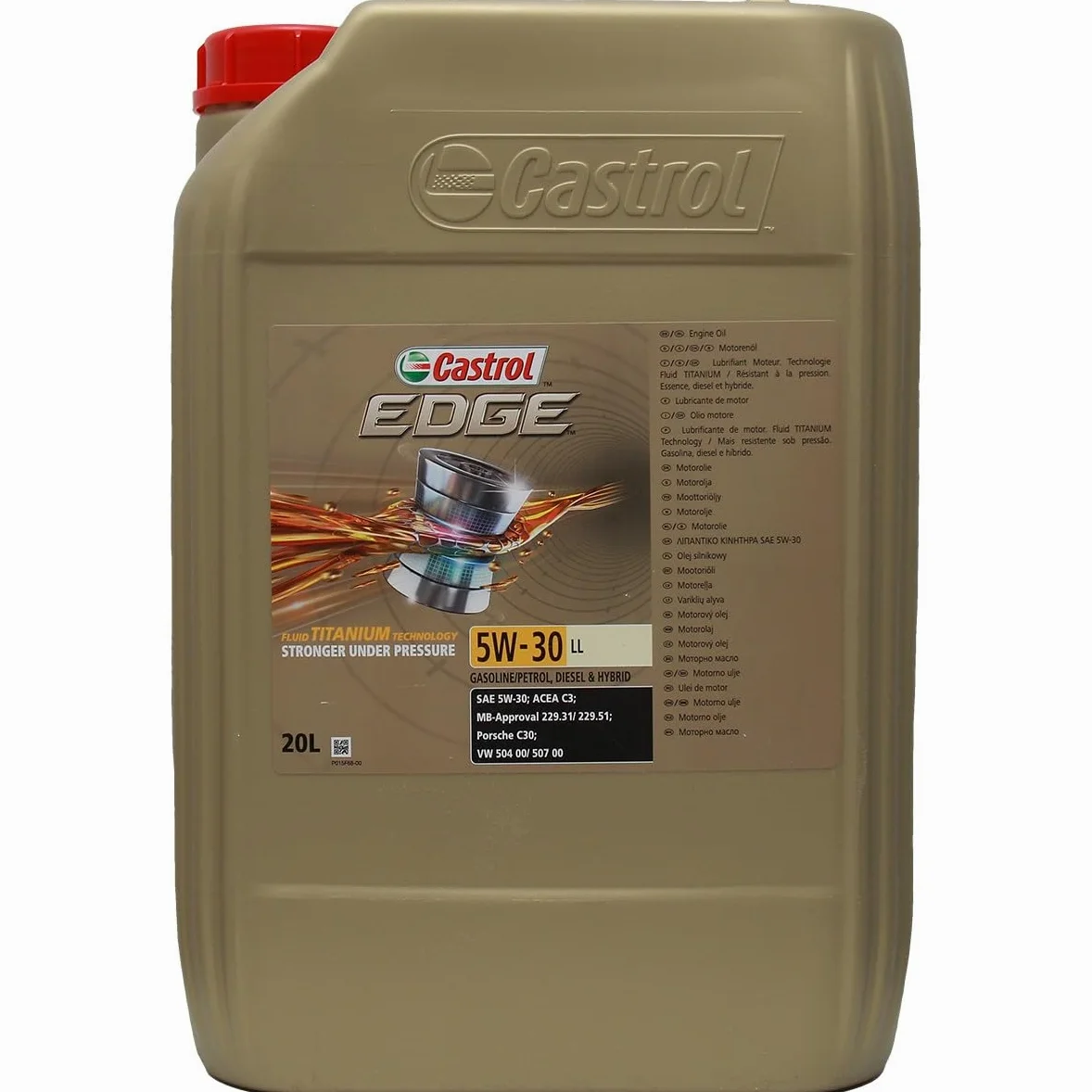 Castrol 1845033 Aceite para Motor Fst 5W-30 Ll, 5L, Marrón
