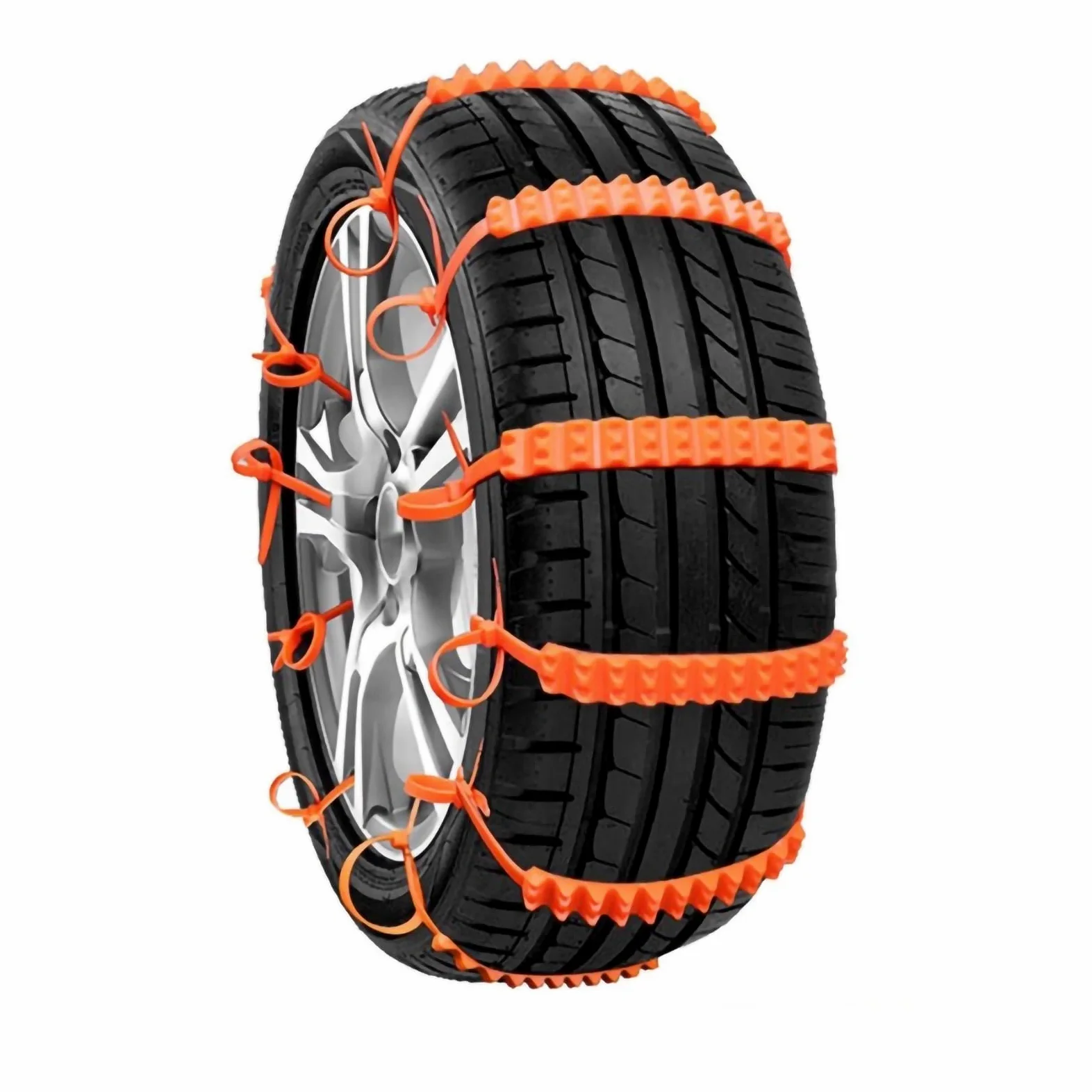 20 cadenas antinieve reutilizables for coche, cadenas for neumáticos de nieve, cadenas universales ajustables de emergencia portátiles for neumáticos de nieve for camionetas, cadenas de nieve for coch