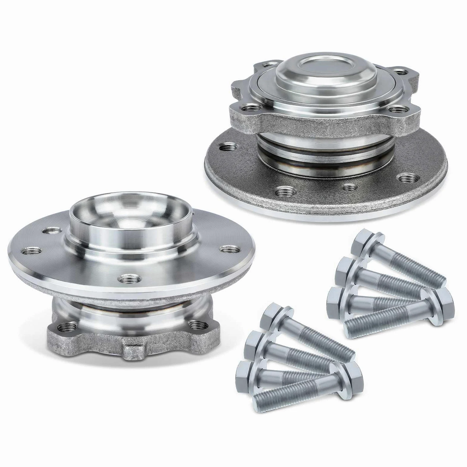 Frankberg Juego de 2 rodamientos de rueda delanteros con anillo magnético | 513254, 31216765157, Al frente Con anillo magnético de Sensor de Velocidad de las Ruedas Sensor ABS rueda con brida ⌀147
