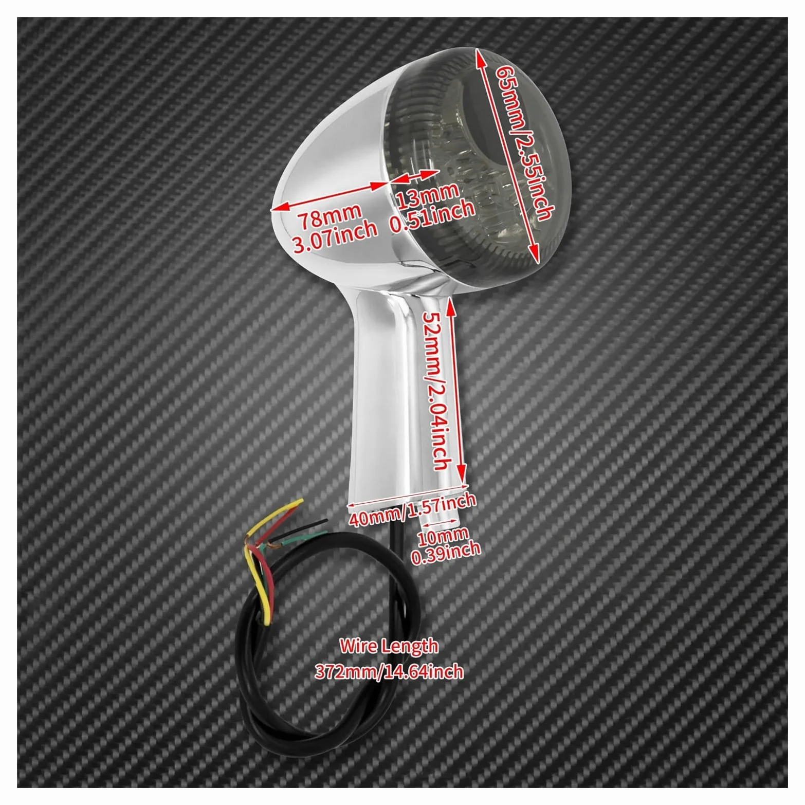 Luces Señal Giro Moto Intermitentes Traseros para Motocicleta, Luz LED, Indicador De Freno, Luz De Marcha para Sportster XL 883 Iron 1200 48 Nightster 1992 En Adelante