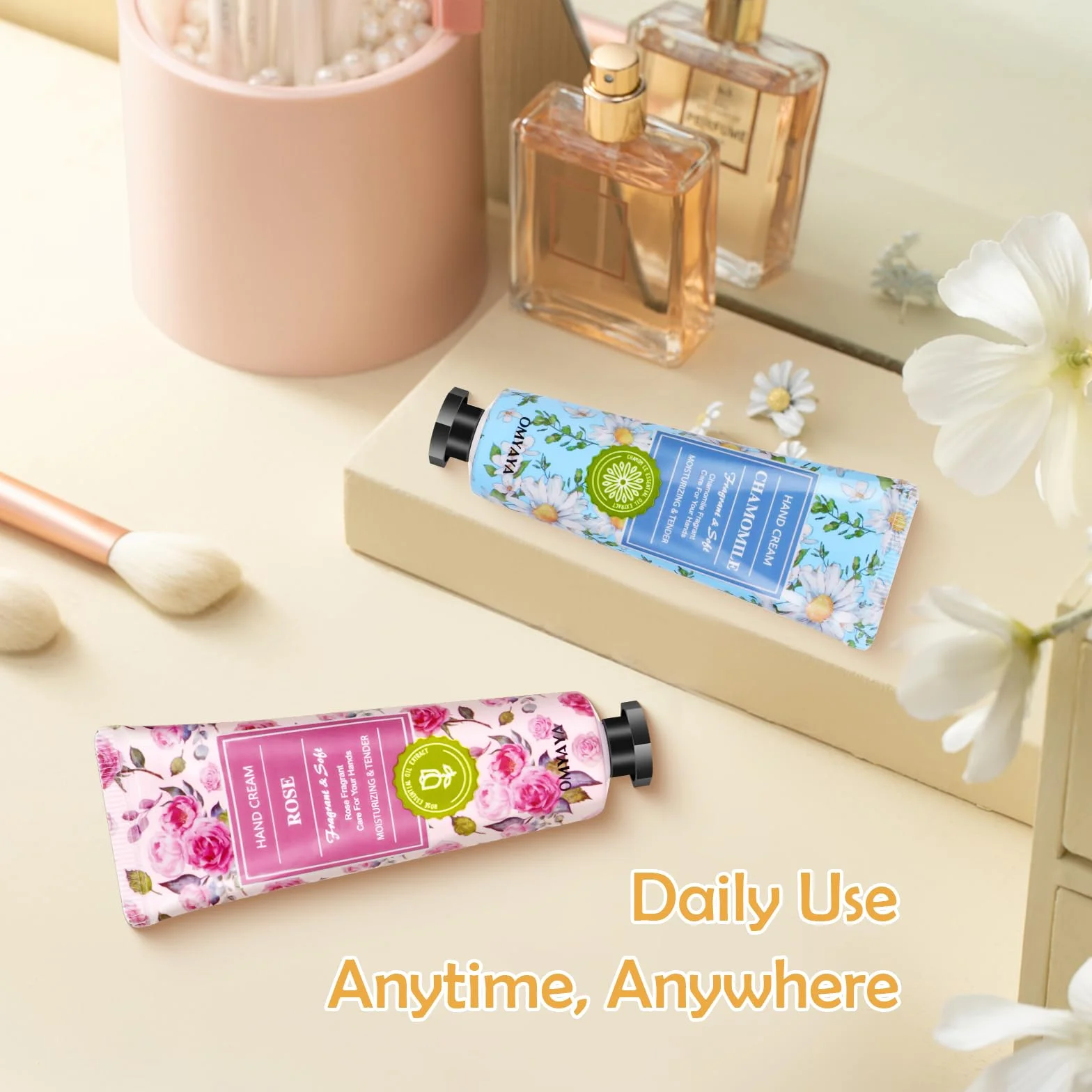 Cremas de Manos Mini Set de Regalo para Mujer 10 Unidades Crema Perfumada para Manos y Pies