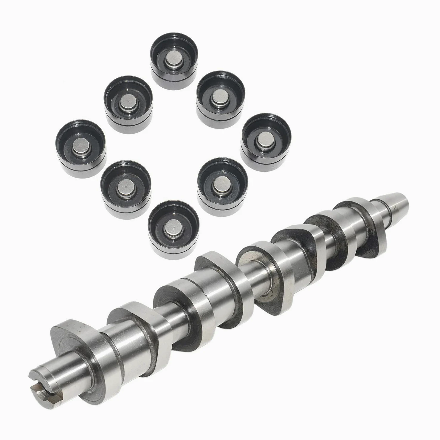 Arbol de Levas + 8 Levantaválvulas Compatible con BXE BKC BXF BEW BRM 038109101R 038109309C 038109309B 038109309A