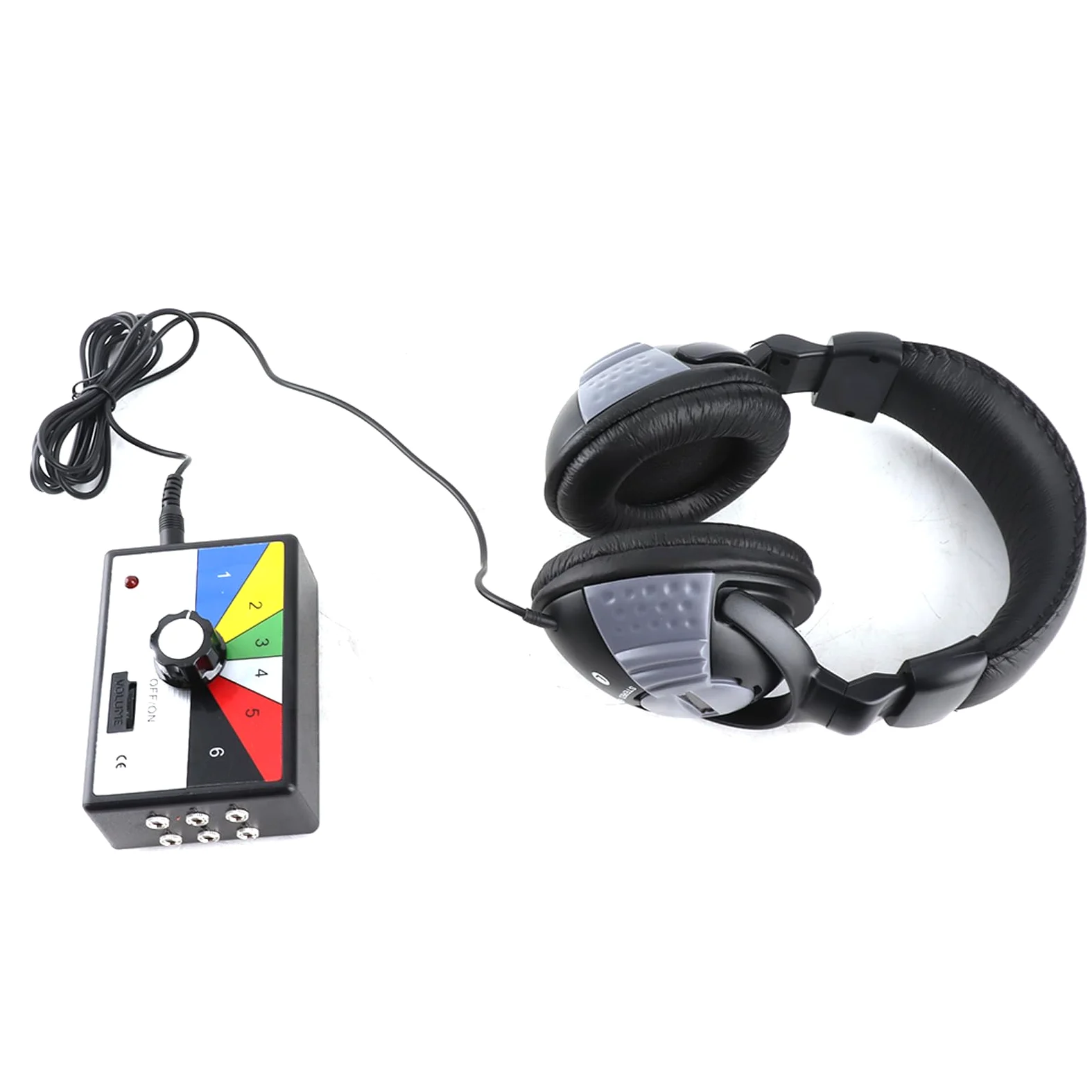 Dioche Kit de Diagnóstico de Estetoscopio Electrónico de 6 Canales para Detección de Ruido Anormal en Motores, Chasis y Transmisiones de Automóviles, con Auriculares, Sensibilidad de 800 Mv/g