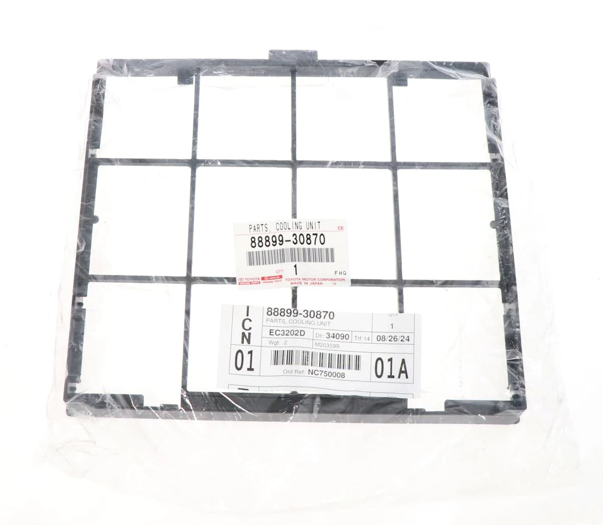 Genuine Toyota (88899 – 30870) Filtro de aire del habitáculo