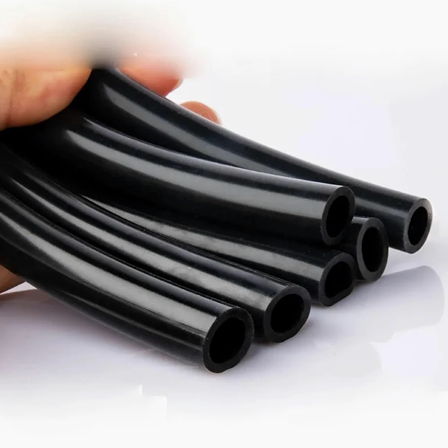 Tubo capilar de Silicona de Grado Industrial, Resistente a Altas temperaturas, de 1 Metro y 5 Metros, diámetro Interior de 1 a 60 mm Manguera de Gasolina(50x60mm-1Meter)