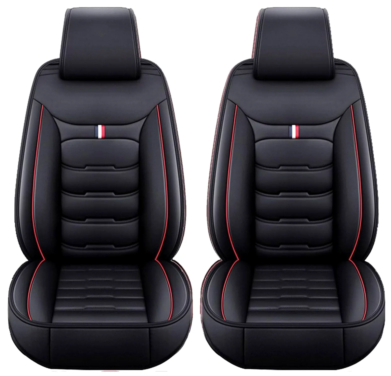 Funda Asiento Coche para Nissan Patrol GR Y61 1997-2025, Antideslizantes y Resistentes Al Desgaste, Compatibles con Airbags Protector Delantero,B/Black Red
