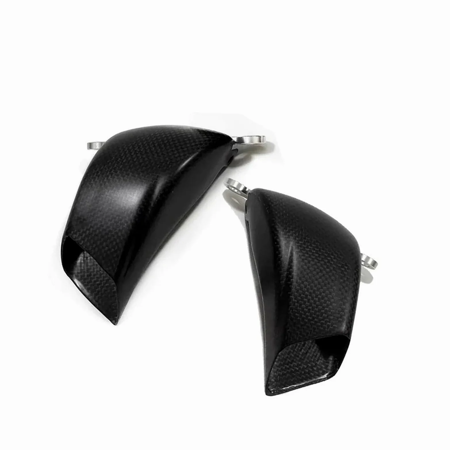 Ajuste para Yamaha YZF-R1 Accesorio Pinza de Fibra de Carbono Cubierta del radiador conductos de Aire Freno refrigeración disipador de Calor Enfriador de Pinza de Freno(Matte)
