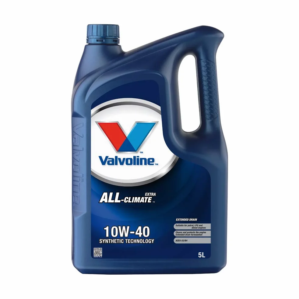 Valvoline All Climate Extra 10W-40 - Aceite para motor (4 unidades, 5 L)