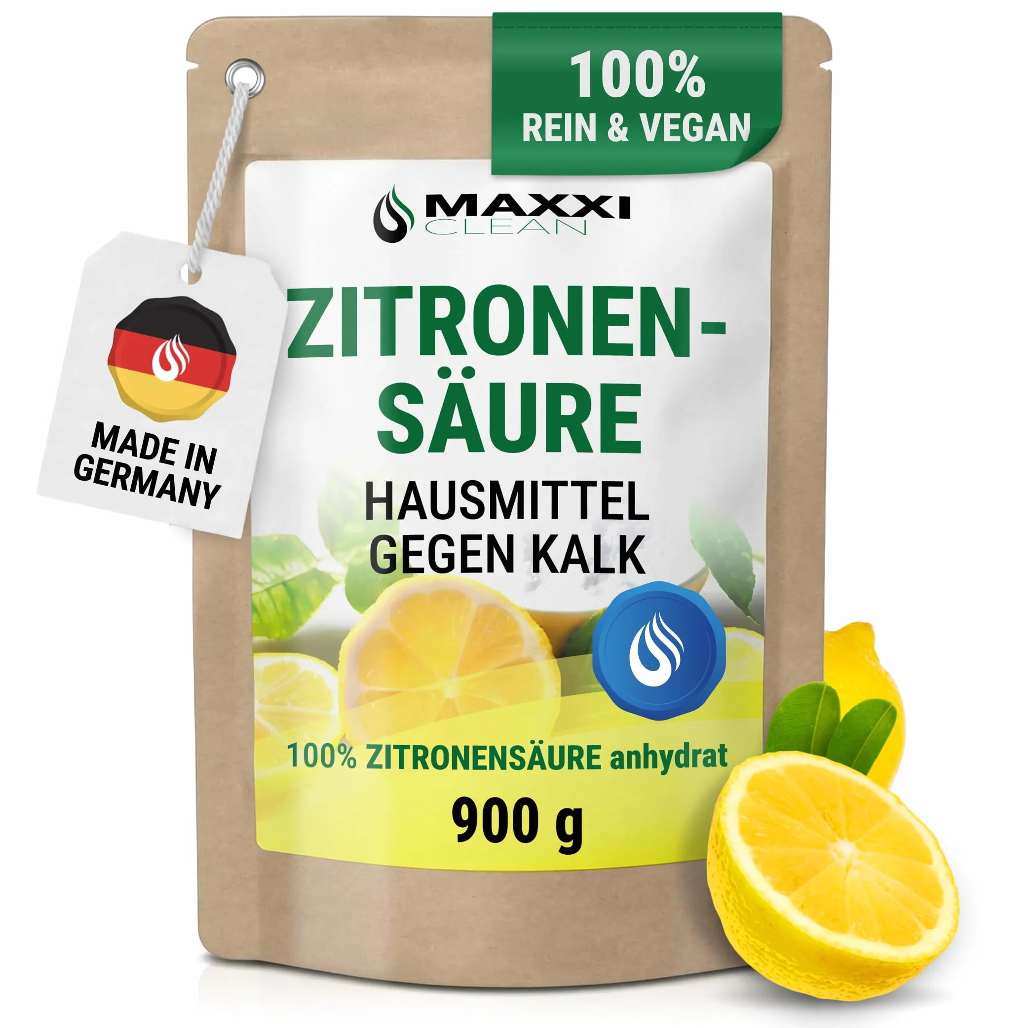 Kwas cytrynowy 900 g Maxxi Clean spożywczy czysty 100%