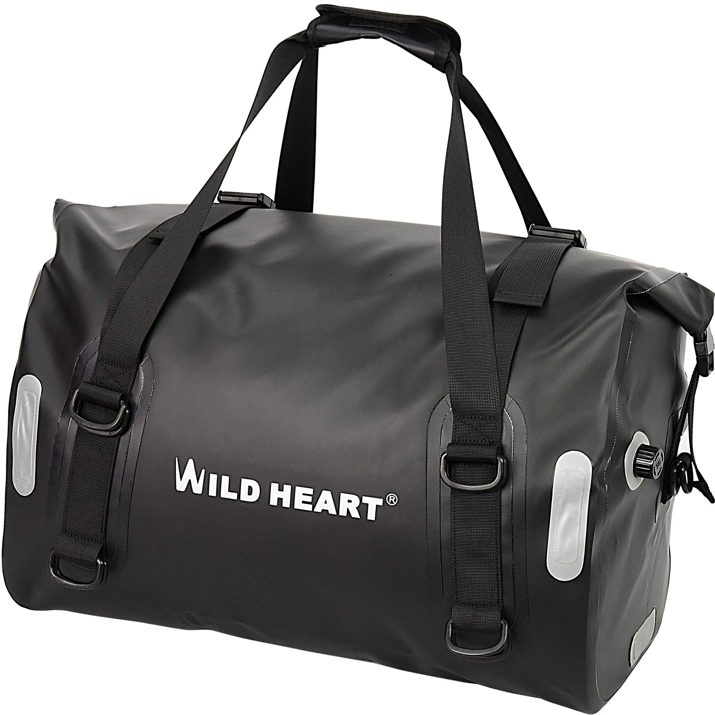 WILD HEART Eac étanche 55L 66L 77L Sac Polochon Sec Moto pour Voyage, Moto, Cyclisme, Randonnée, Camping（55L