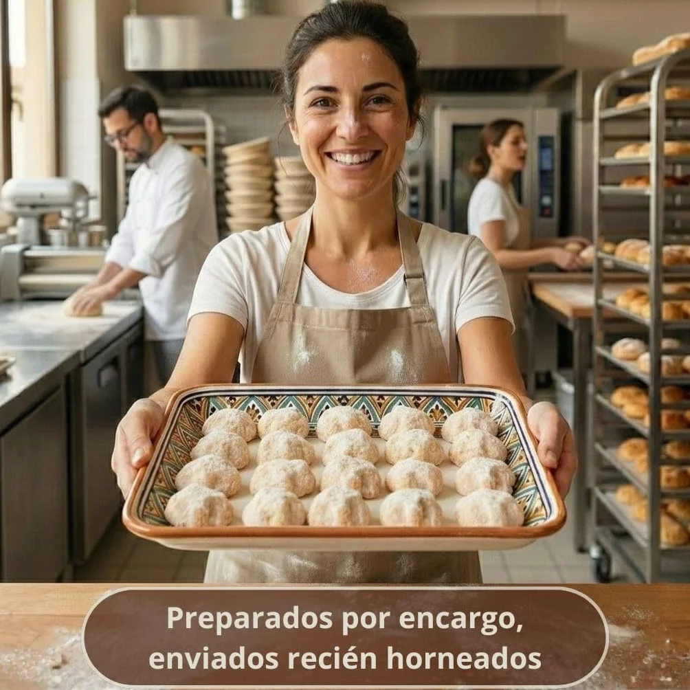 Pastelitos artesanales sicilianos de almendra Caja regalo Repostería tradicional