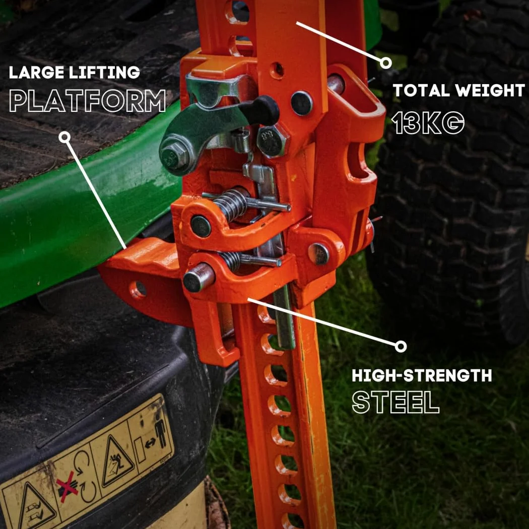 Forest Master FMFJ - Gato agrícola de 3000 kg (3 toneladas) - Gato de acero resistente de elevación de 1 metro para 4x4, recuperación todoterreno, uso automotriz y agrícola