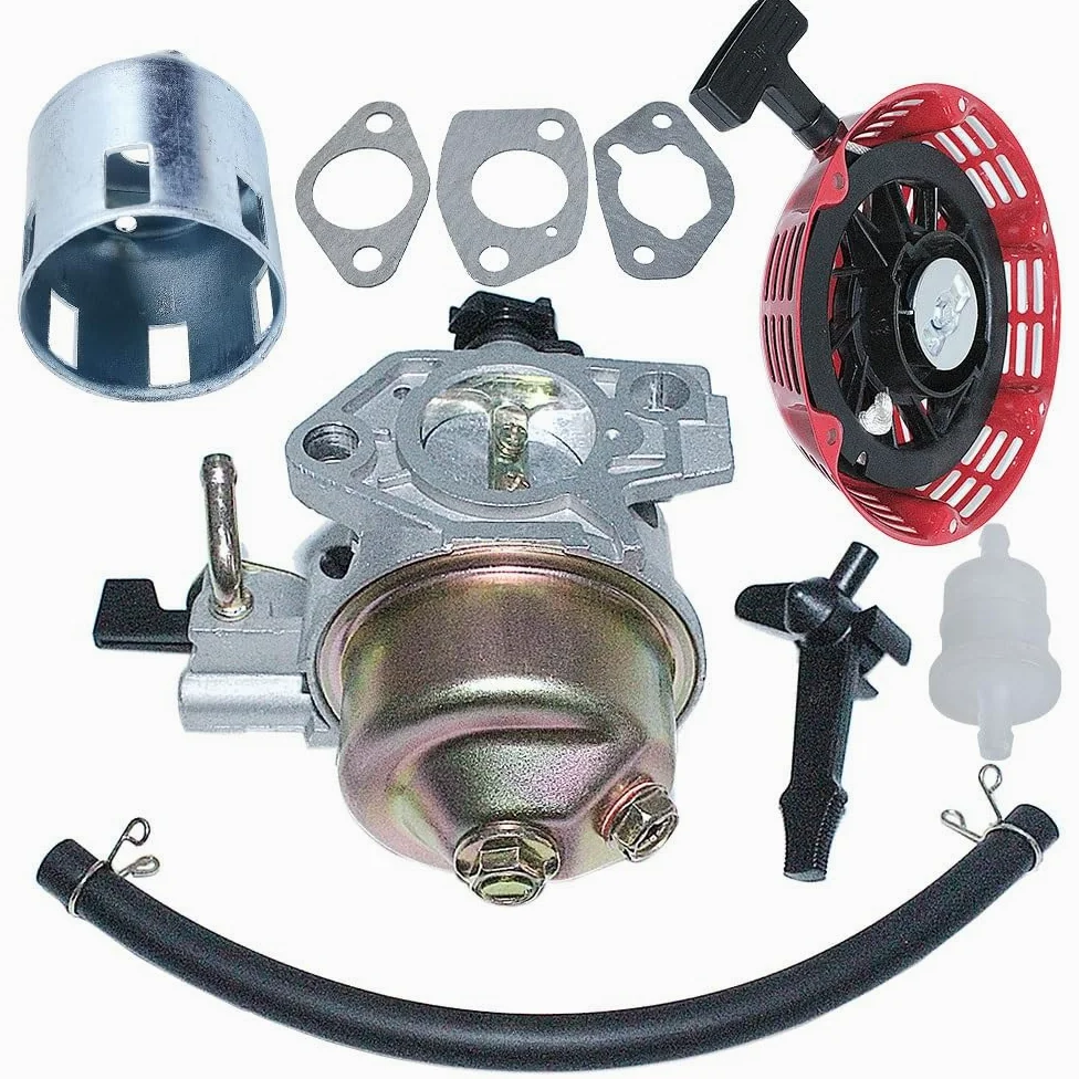 Junta De Carburador Arranque Retroceso para GX390 13HP para GX 390 Línea Filtro Combustible Motor Cortacésped Moto Carburador