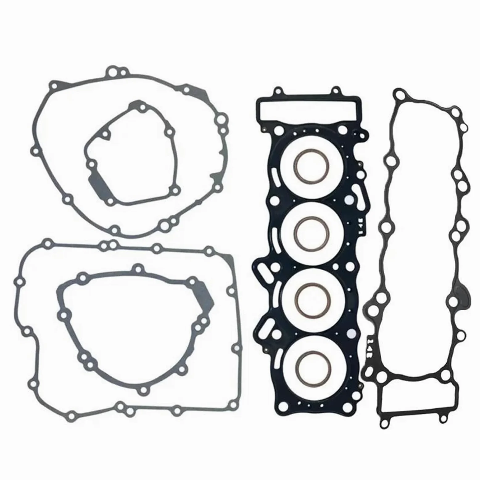 junta de papel de caucho Kit Juntas Para Cilindro Cárter Bomba Aceite Filtro Generador Tapa Embrague Juntas Para Y&amaha R1 YZF-R1 2009-2014(Type G)