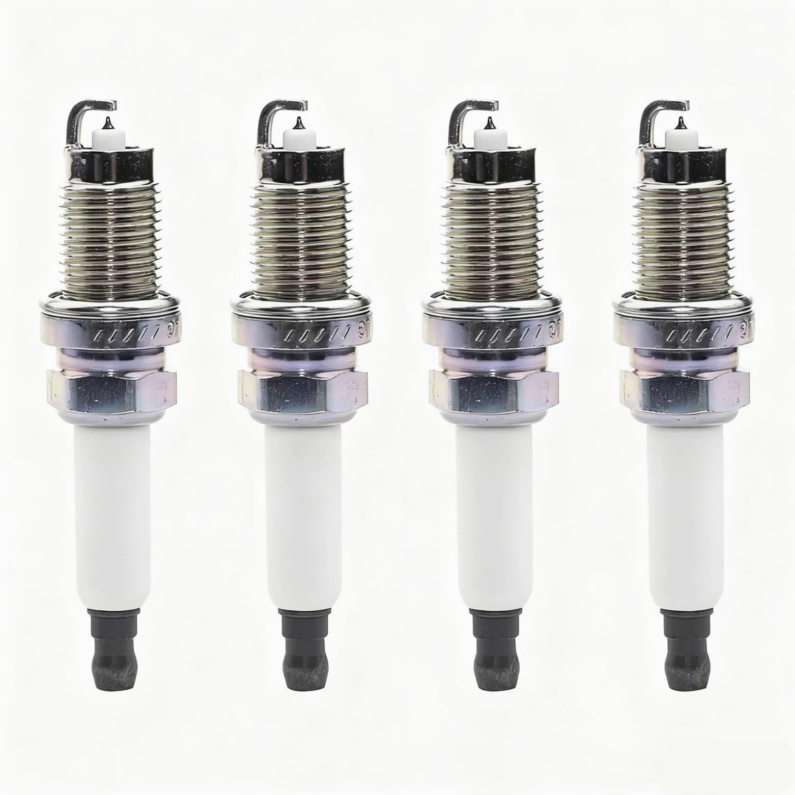 Bujía incandescente (1-4 Unidades) para bujías de iridio 6893 para Skoda Fabia ROOMSTER y VW Fox Caddy Polo Lupo Seat Ibiza. Mantenimiento del automóvil.
