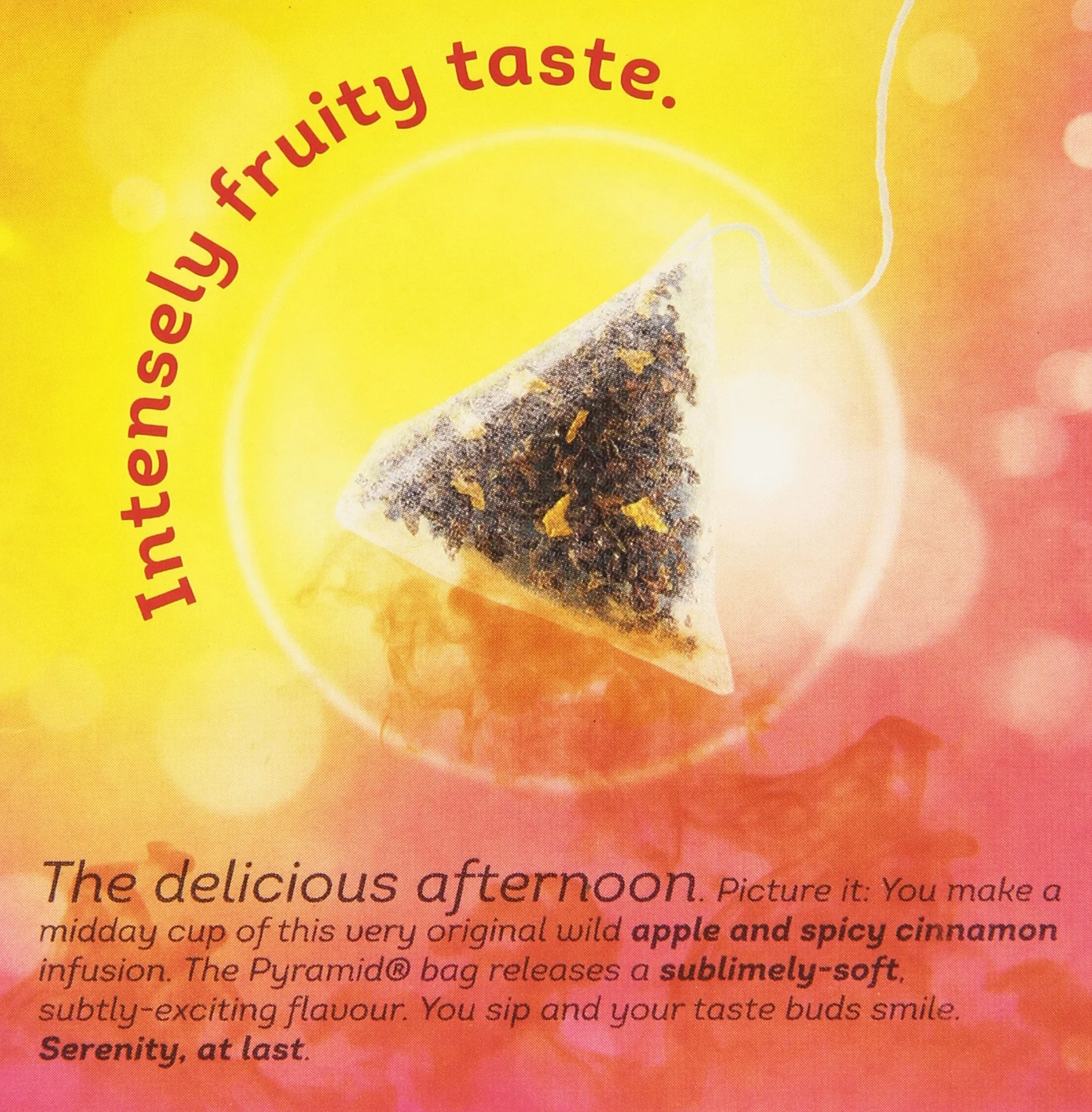 LIPTON Infusión de té Calentamiento Manzana y Canela 20 Bolsas