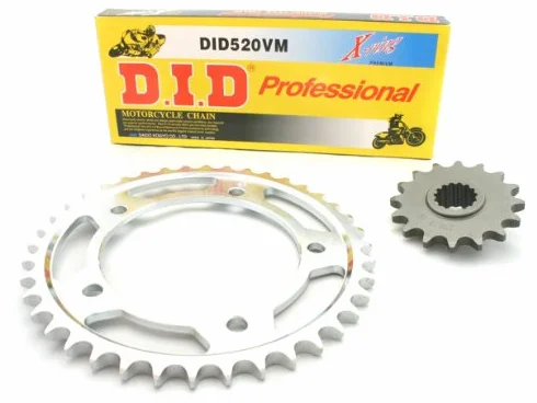 D.I.D BM.001.01-926.02.6 - Kit de cadena VM con retenes X-Ring para BMW F 650 GS/Dakar (R13, E650G, modelos 2000-2008)