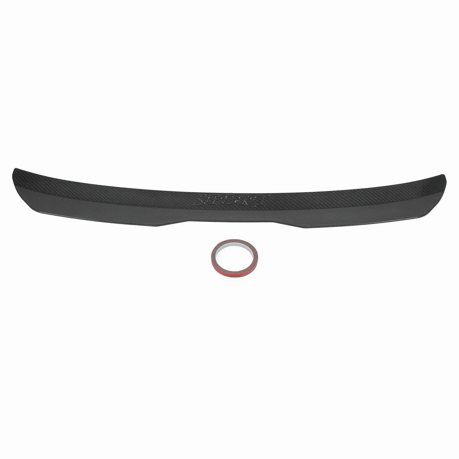 Alerón Trasero Universal para Coche, Alerón de Techo ABS para MK1-MK7 (2000-2022), Estilo de Fibra de Carbono