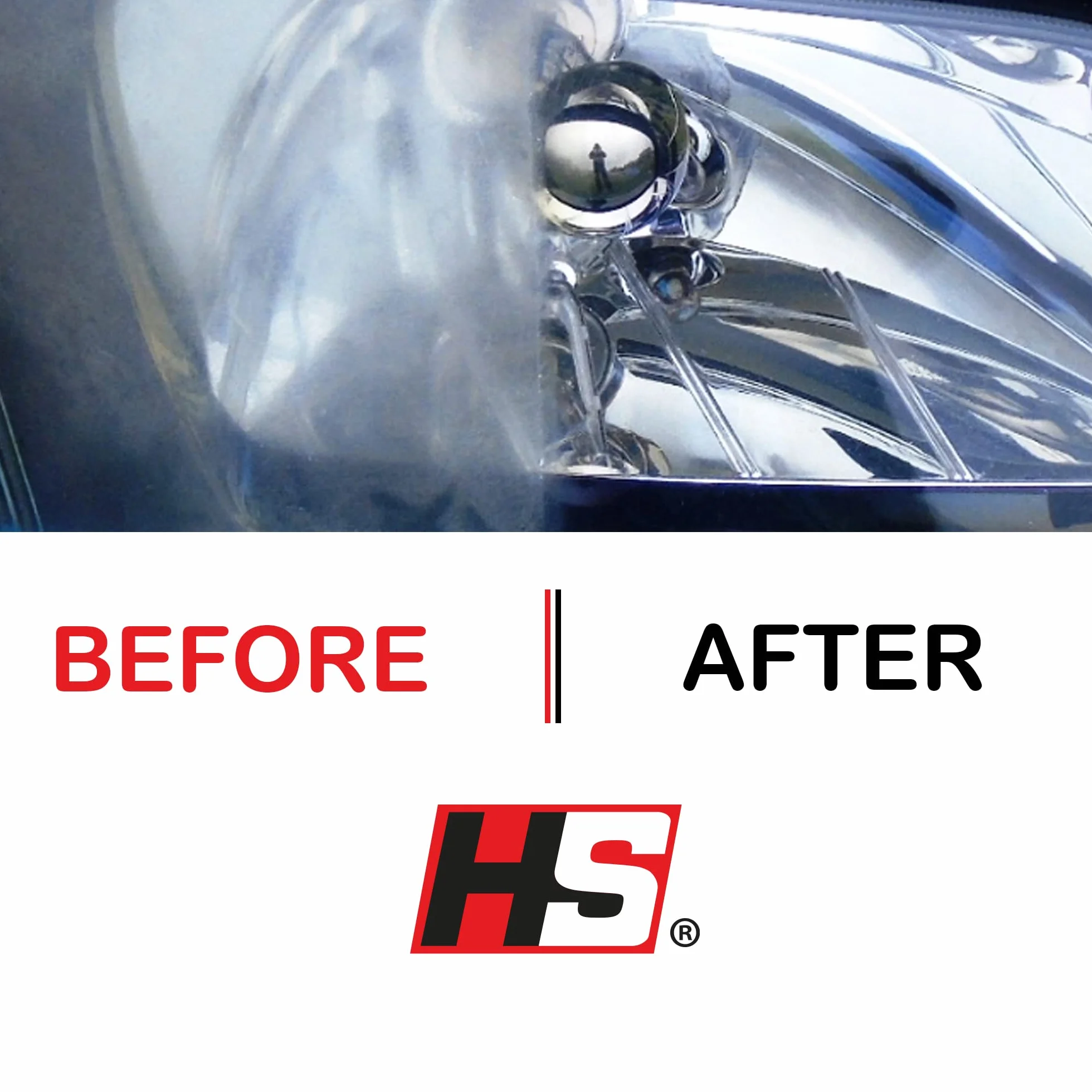 HS Pulir faros coche - Kit de polímero líquido para faros - Kit completo para restauración de faros de coche opacos y amarillentos - Kit de pulimento faros coche