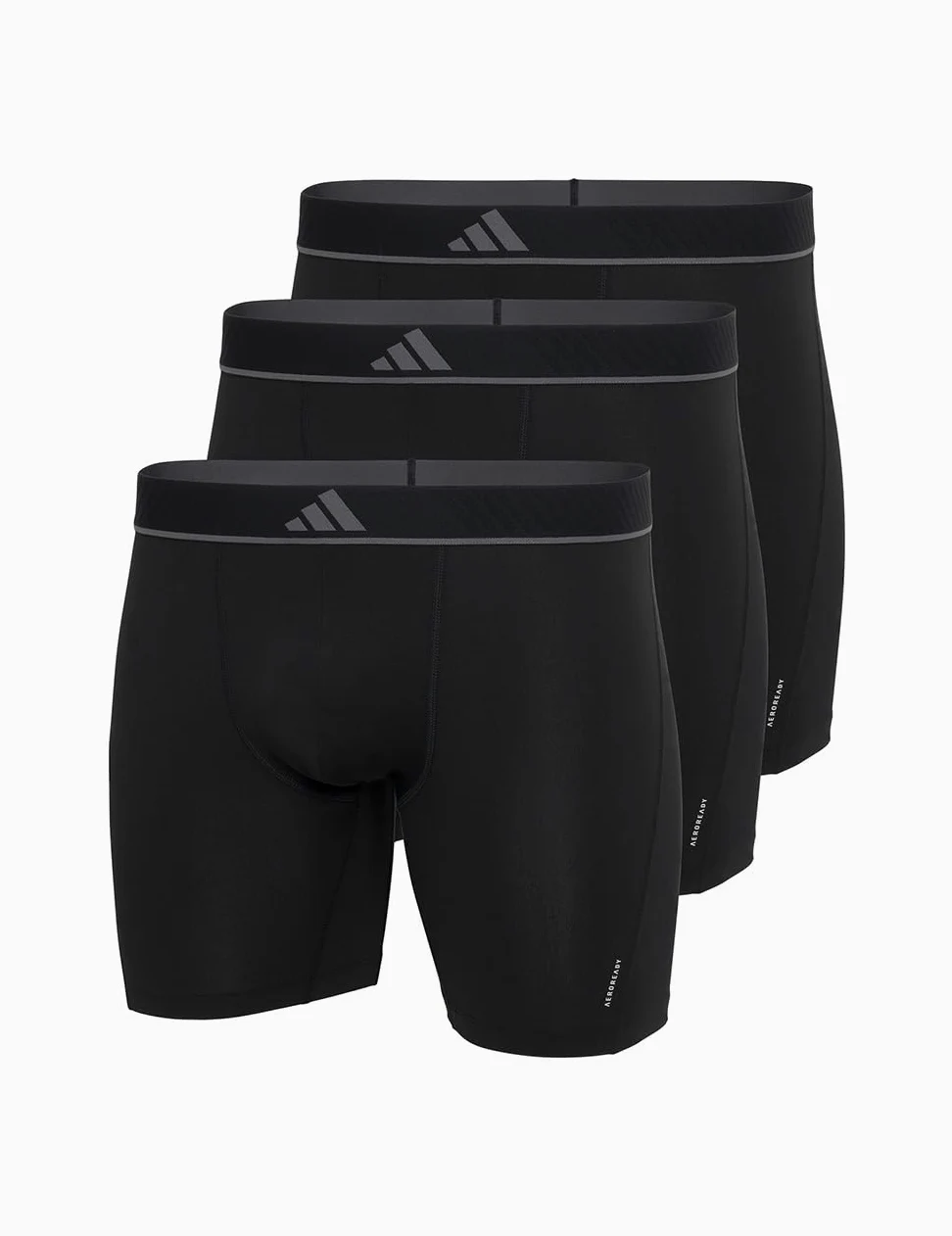Adidas Microfiber Brief Performance Boxer Briefs Underwear Pack for Men 3-Pack