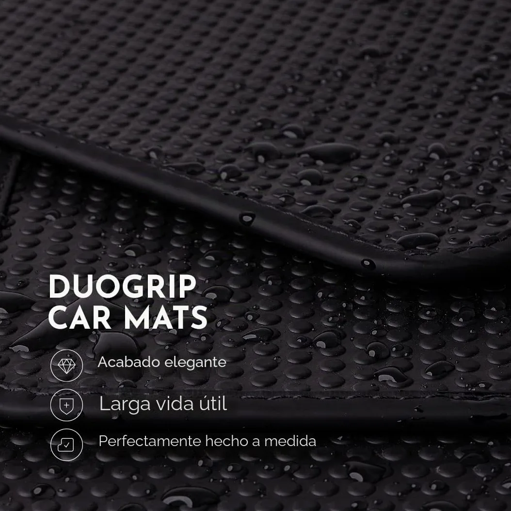 Alfombrillas de Coche de Goma Duogrip adecuadas para Fiat Ducato 2014-2026 Versión: Ducato | Autocaravana