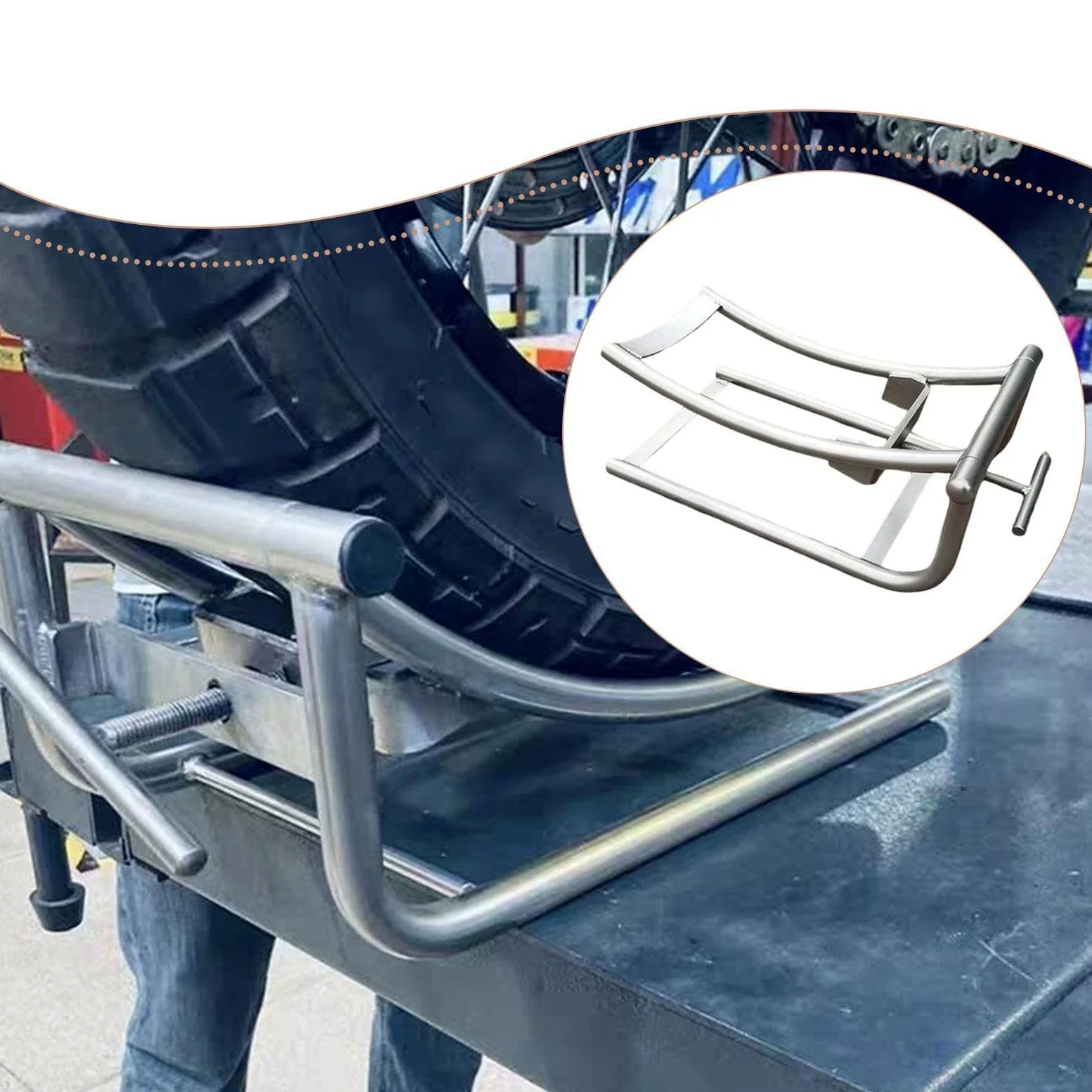 Extractor de Neumáticos Universal para Reparación de Motocicletas
