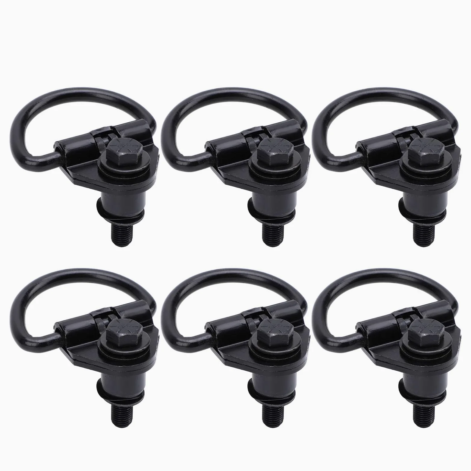 Bewinner Ganchos de Amarre de Acero Inoxidable Negro para Cargo Van 150 250 350 2015-2024 V550A74 AD