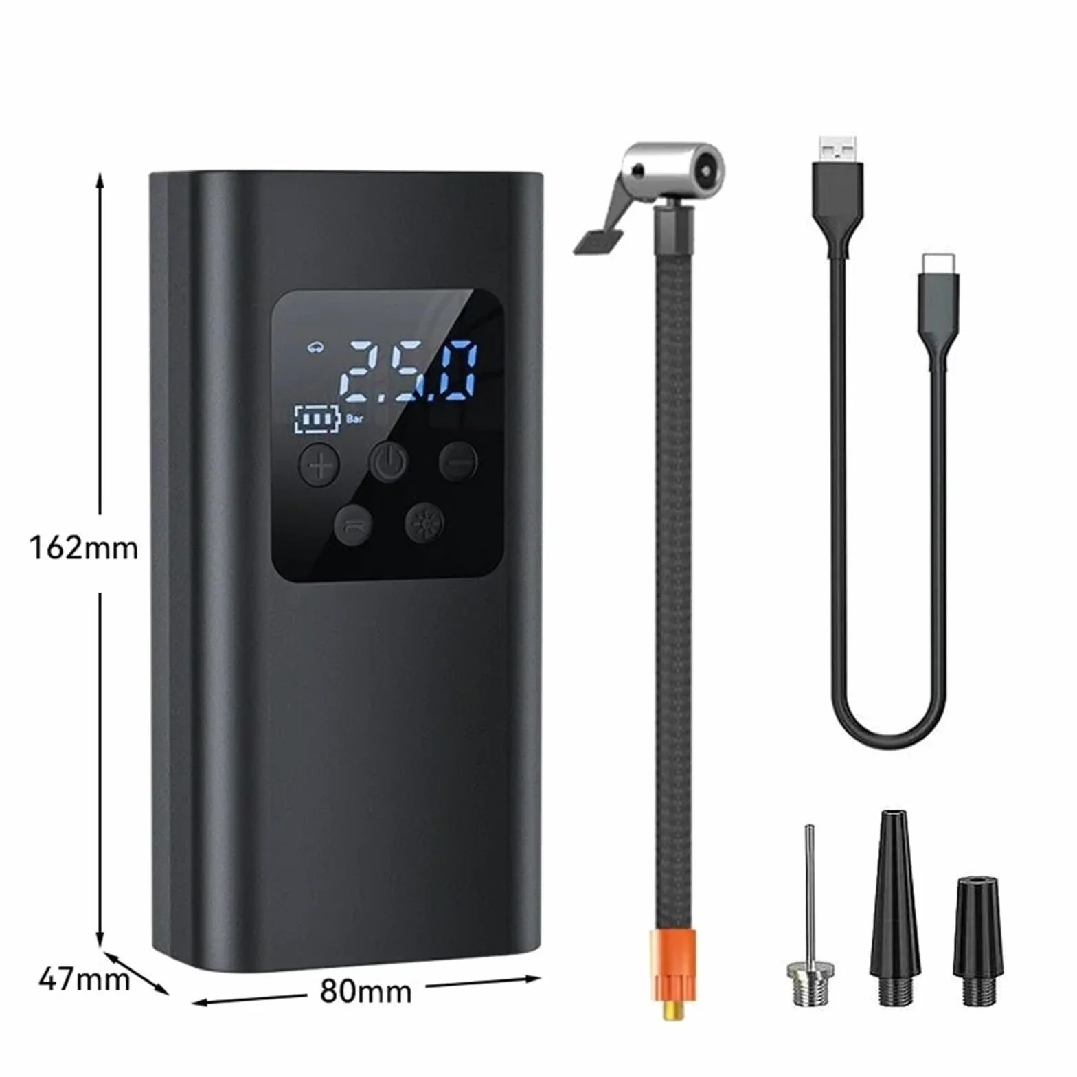 Inflador Ruedas Coche Para motos de coche Portable Electric Air Compressor | Inflador de compresor de aire Para bomba inalámbrica para coche, inflador de neumáticos Para luz Led, eléctrico