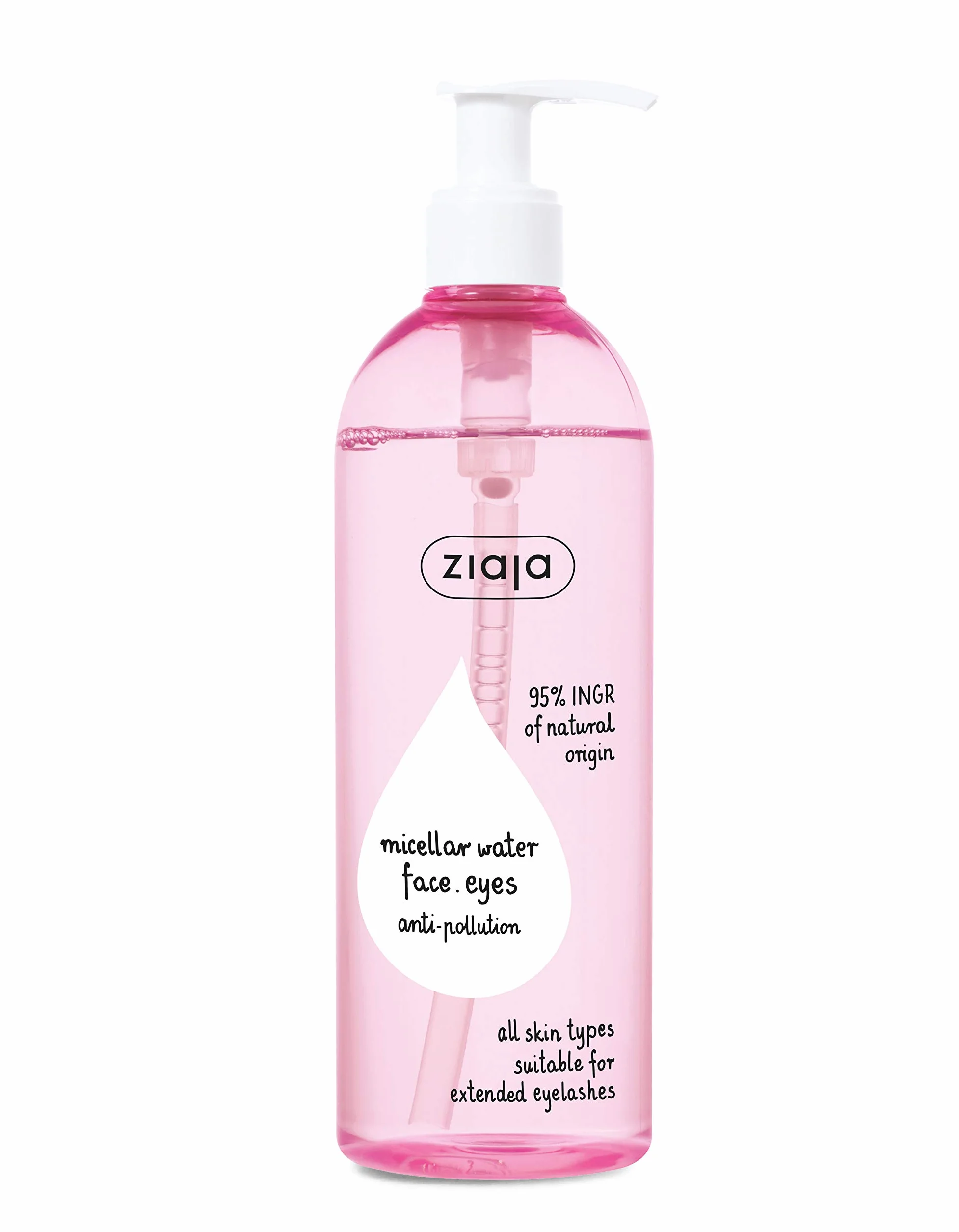 Ziaja Agua Micelar para Rostro y Ojos 390ml