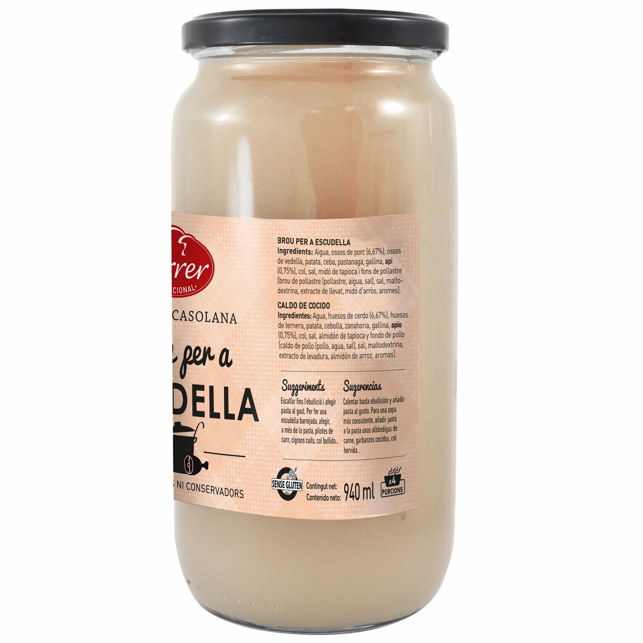 BROU PER A ESCUDELLA 940 ml FERRER