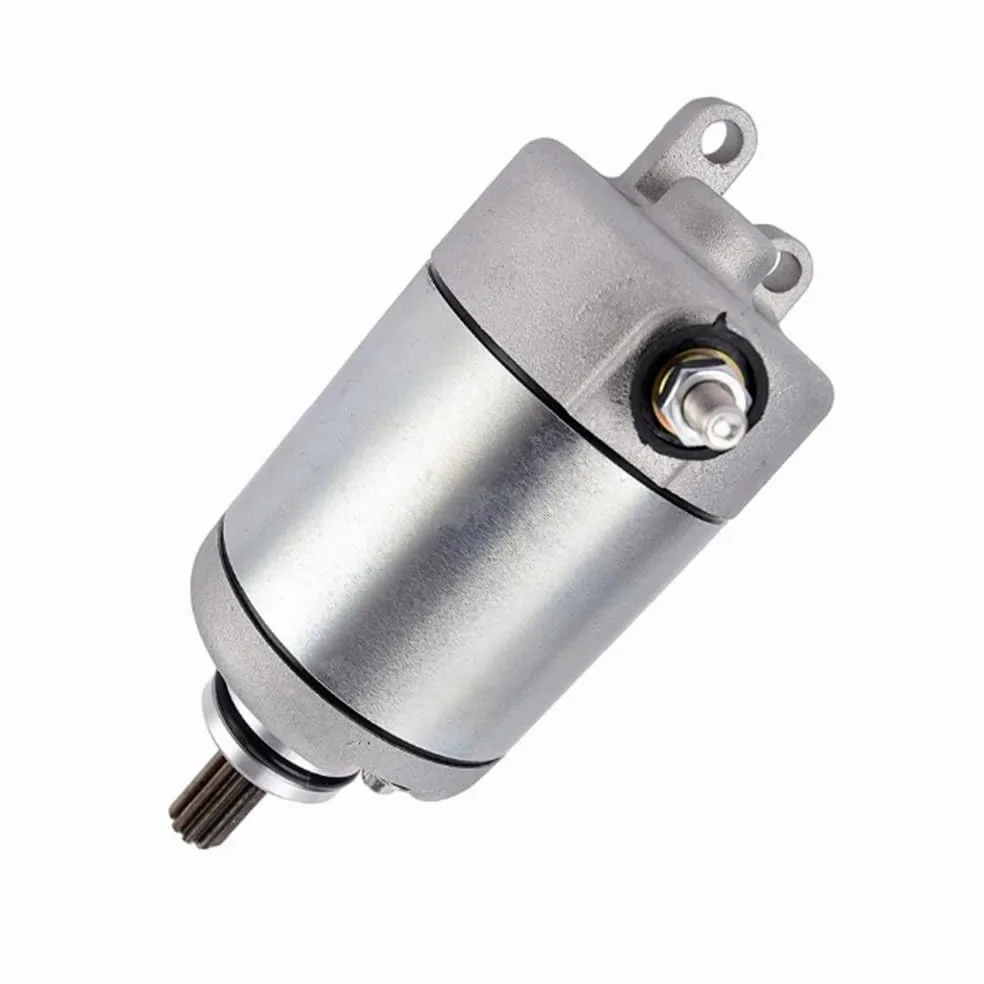 Riloer Repuesto de motor de arranque eléctrico, motor de arranque eléctrico de motocicleta de metal, piezas de motor de arranque automático compatible con Yamaha FZ6 XJ6F XJ6FA XJ6S XJ6SA XJ6N YZF,