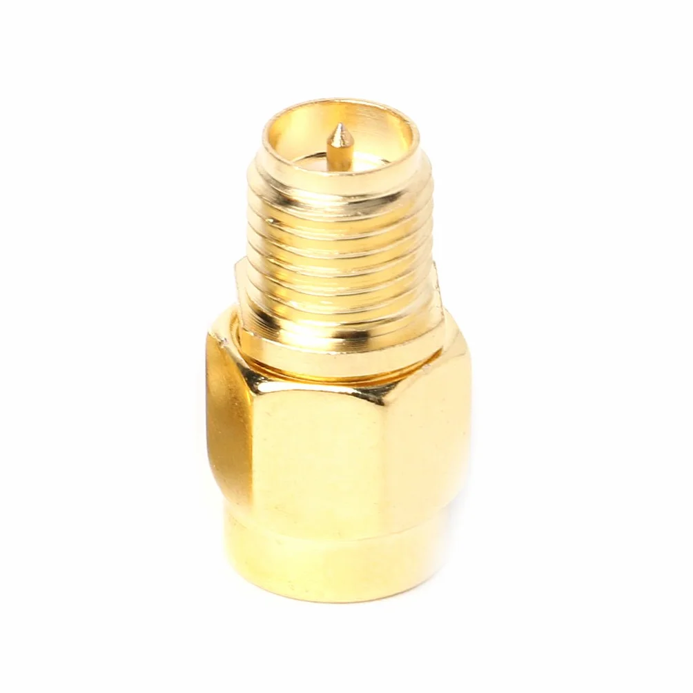 SMA Adaptador macho a RP-SMA macho conector coaxial RF banana recto