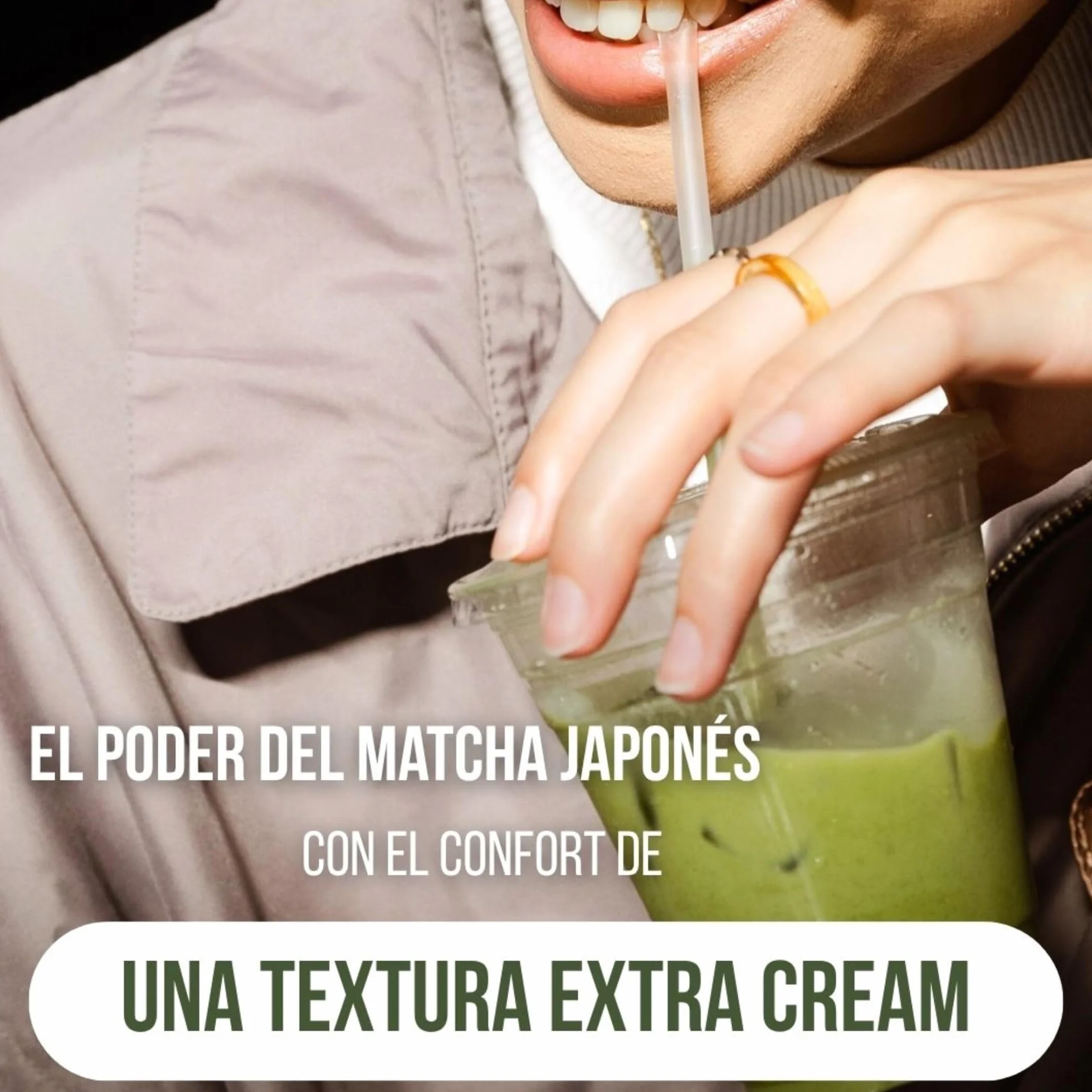 Matcha Latte Ecológico Extra Cream 500g, Té Matcha Japonés Premium en Polvo, Sin Gluten, Sin Azúcares Añadidos, Vegano
