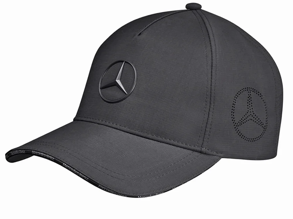 Mercedes-Benz Gorra Antracita, 100% poliéster, Unisex, Antracita, Talla única