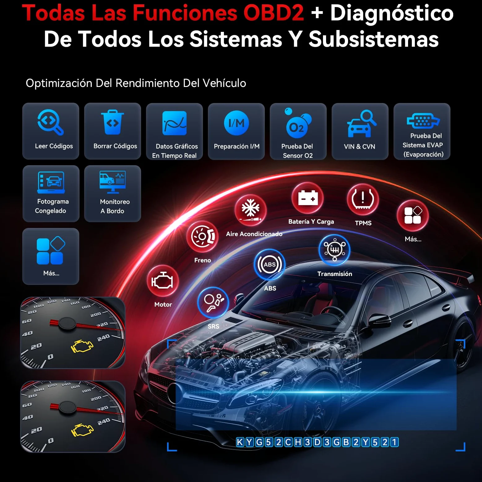 CR Pro S Herramienta de Diagnóstico Bidireccional para Todos los Coches, Codificación ECU para Audi/BMW/VW, Escáner OBD2, Pantalla Táctil/49 Restablecimientos/4000+ Pruebas/Registro de Batería