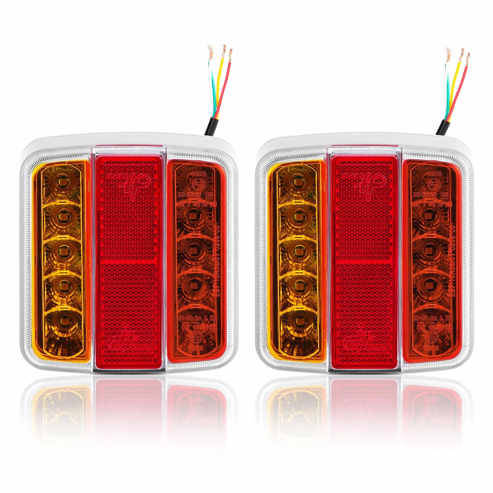 Luces traseras led remolque 12V IP67 homologados ECE EMC tractor agrícola