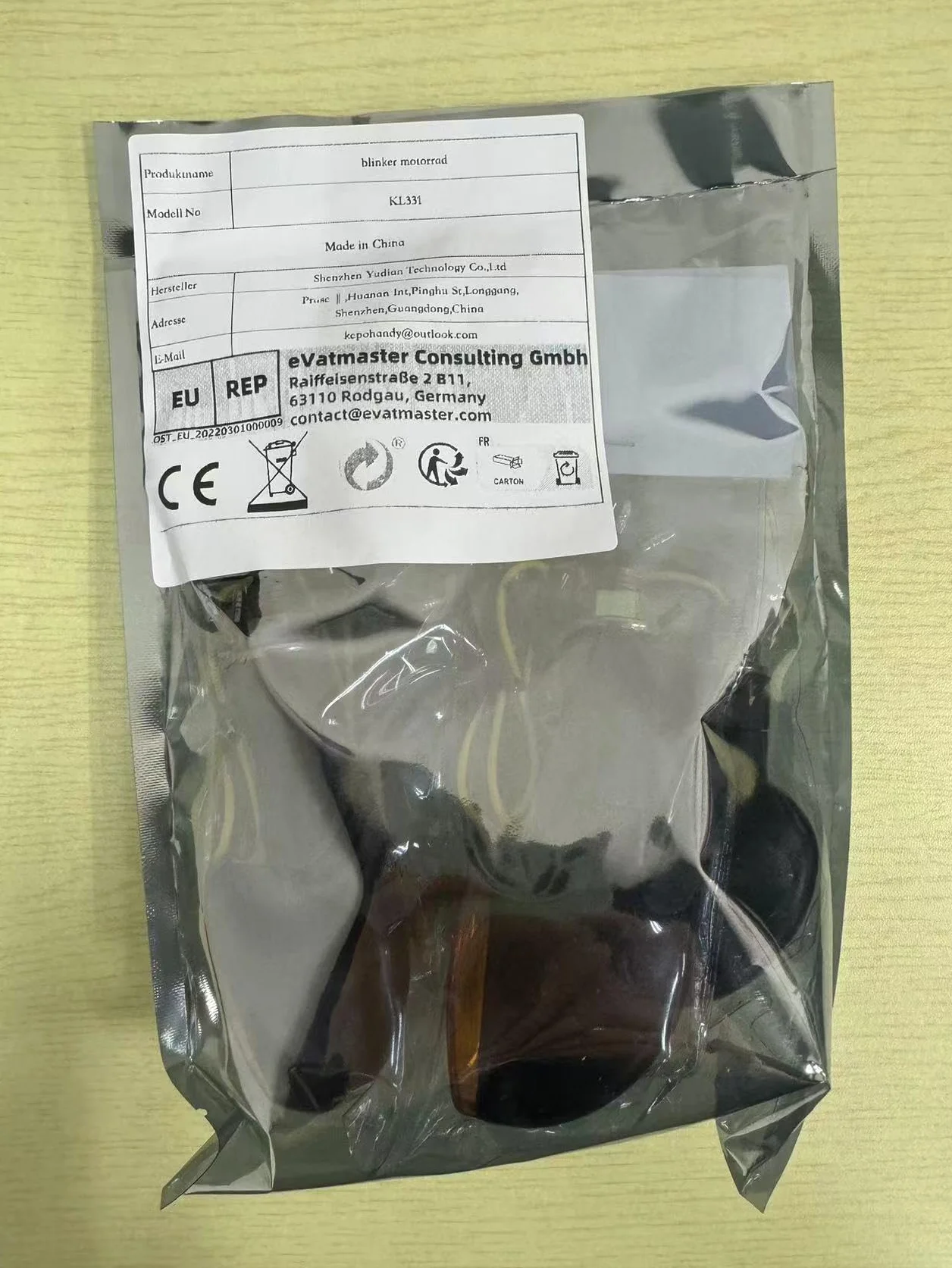 intermitentes moto, 12V, 2 mango corto y 2 mango largo, flechas universales para intermitente moto pequeña, para ATV, Scooter, Quad Cruiser, todoterreno, Color ámbar (4)