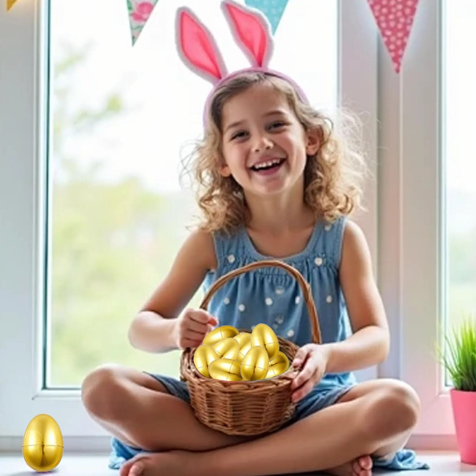 12 Huevos de Pascua para Rellenar, Decoración de Pascua para Búsqueda