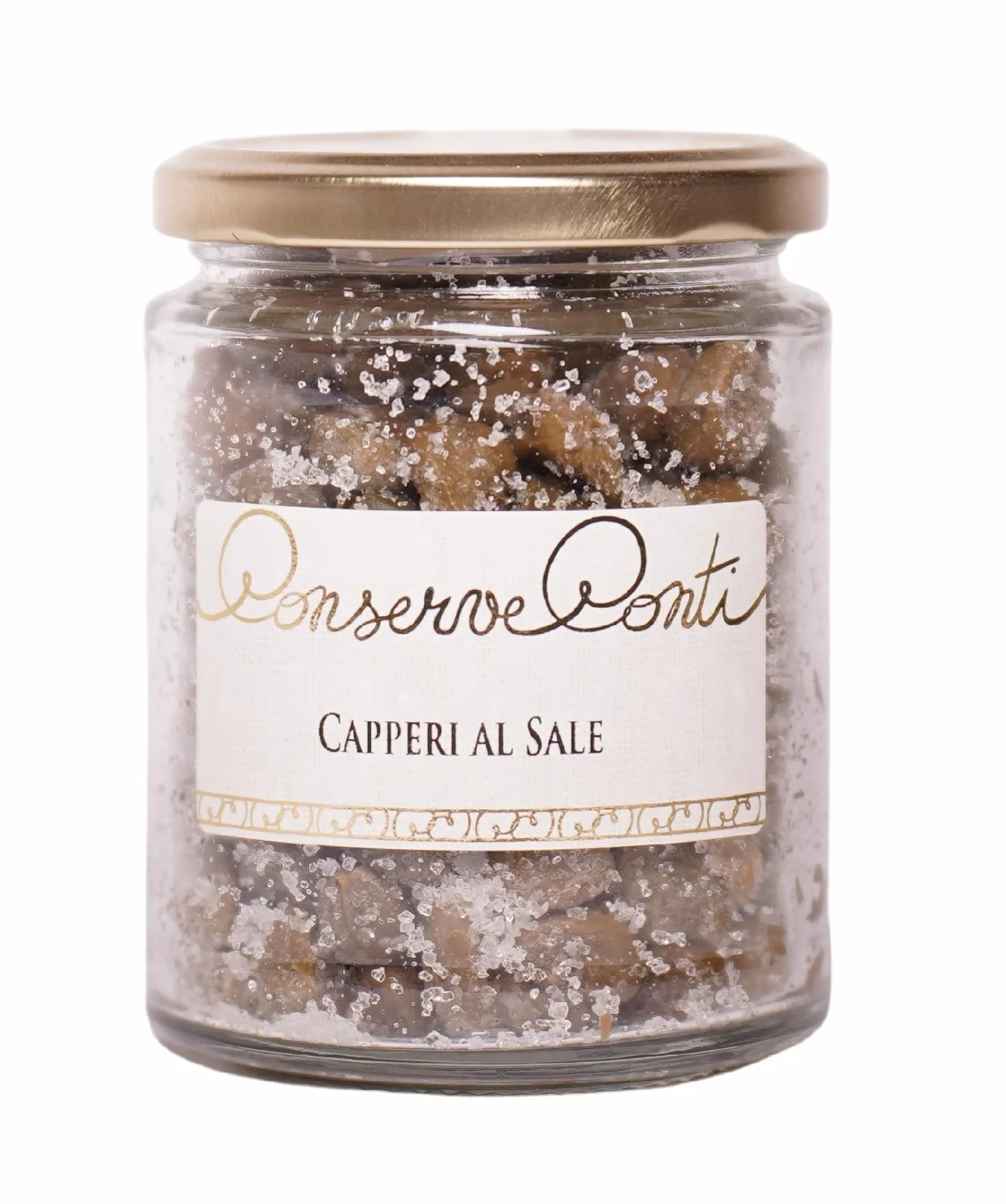 Conserve Conti Alcaparras saladas 2x314 ml 450 g producción artesanal siciliana