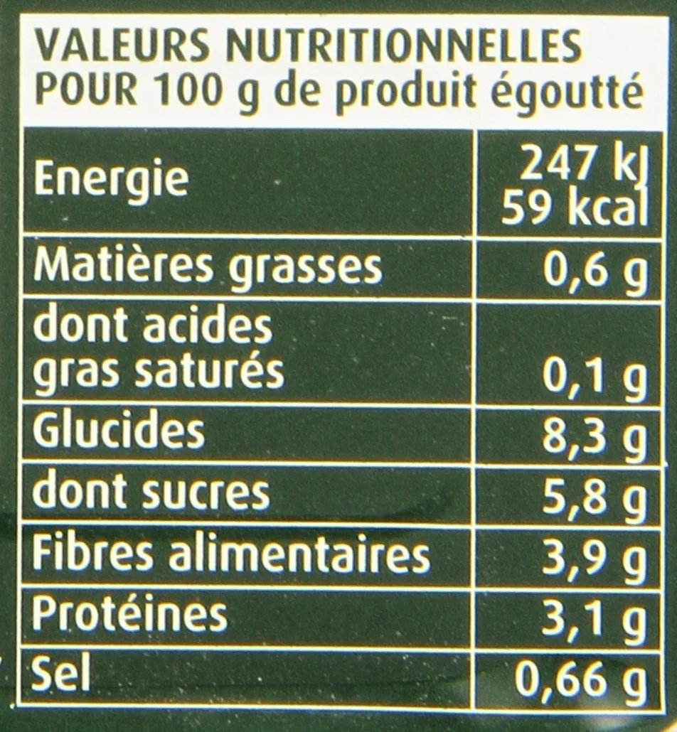 Cassegrain Guisantes pequeños zanahorias 130 g neto 6 piezas