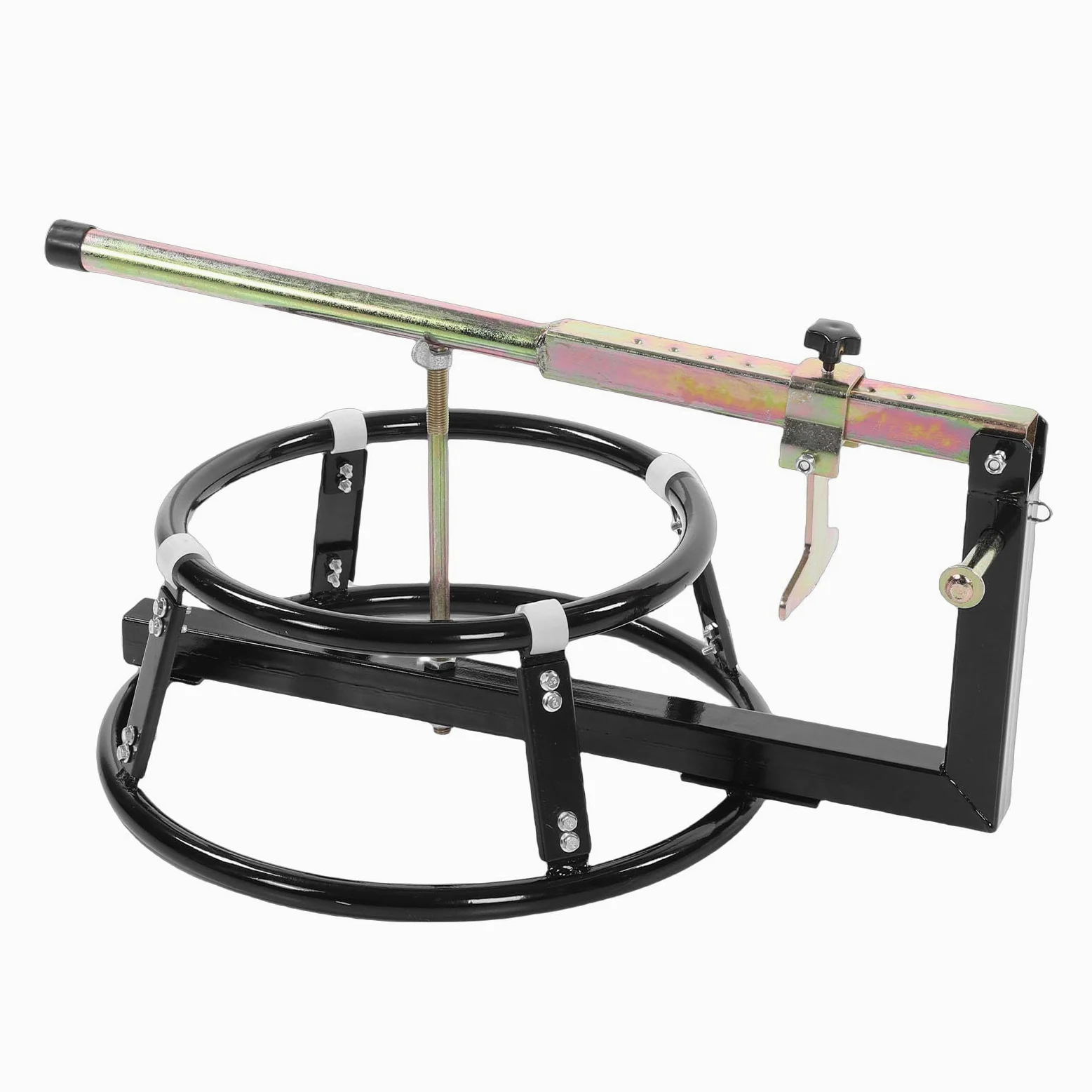 Tbest Soporte para de Neumáticos de Motocicleta con Destalonador para Neumáticos de 16 a 21 Pulgadas, Estación de Ruedas para Moto de Cross