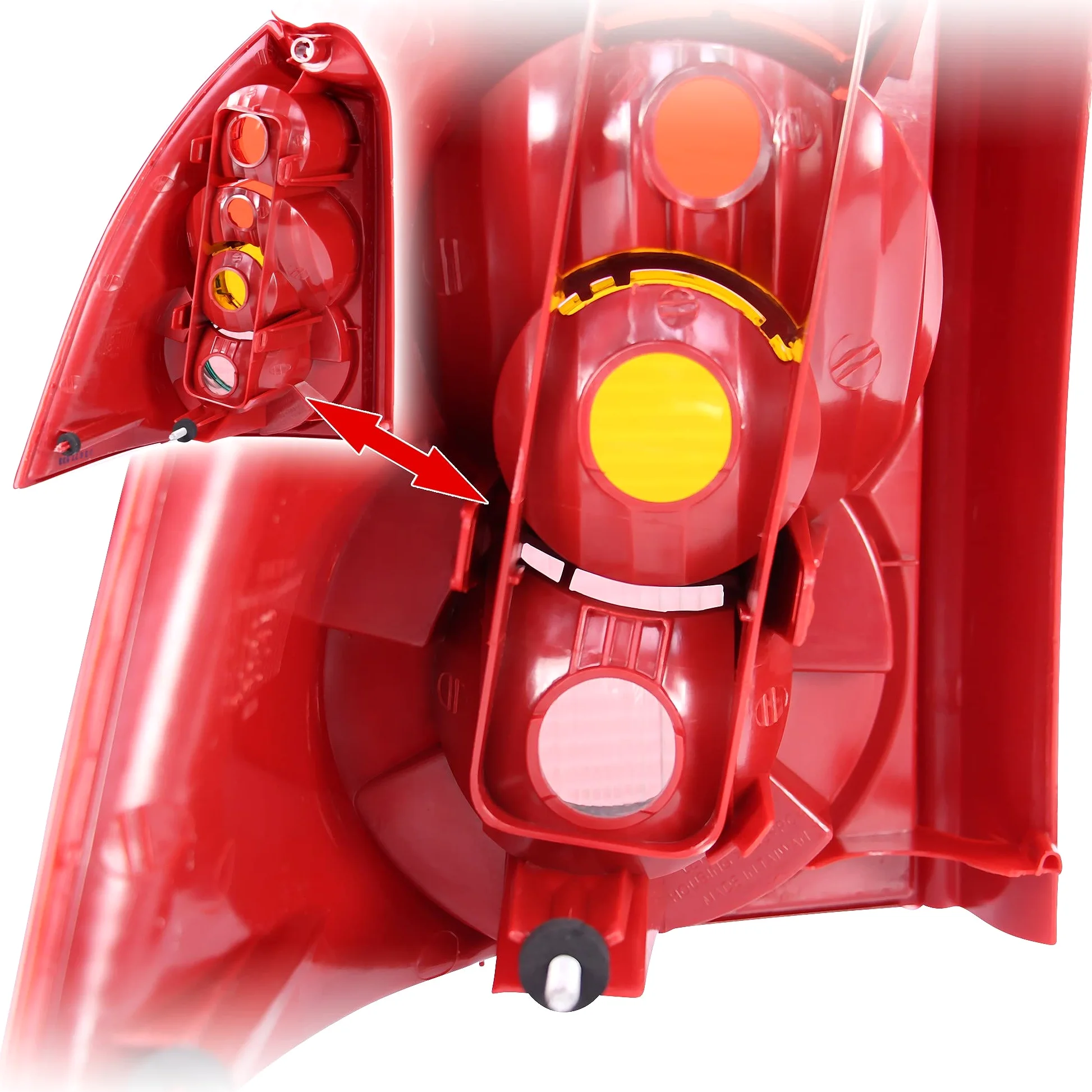ATEC Germany 1x Piloto trasero derecho sin portalámparas | Compatible con: Peugeot 307 Break, 307 SW