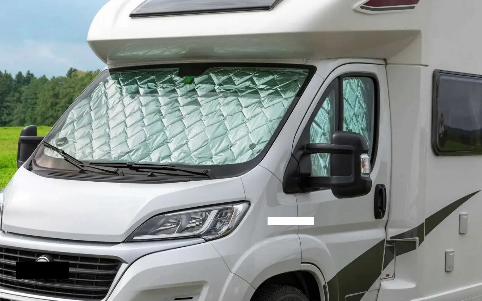 para Fiat Ducato 2006-2022, Persianas Térmicas Internas para Coche, Cubierta Parasol para Parabrisas, Kit Persiana, para Ventana Elevación Parabrisas para Coche