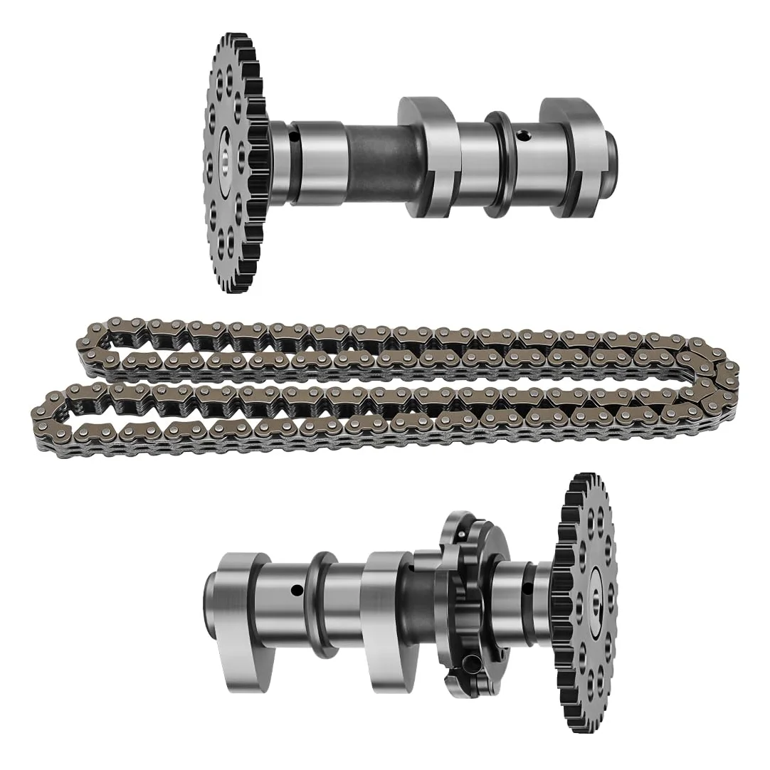 Árbol de Levas de Admisión y Escape con Cadena de Distribución para Suzuki QuadSport 400 Z LT-Z400 2003-2014, para Ka-wasaki KFX 400 2003-2006 12710-33H00 12720-33H00 12760-29F01