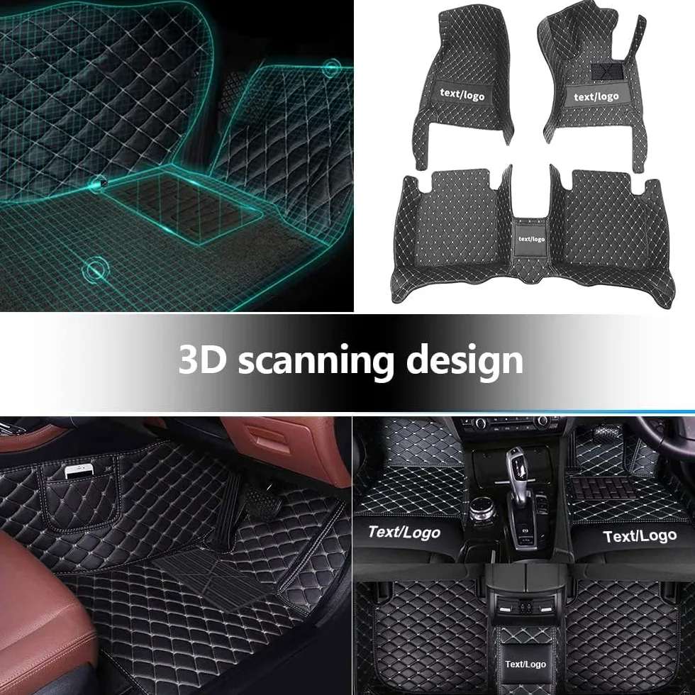 Alfombrillas Coche para Mini Countryman 2017-, Alfombrillas Antideslizante Lavables Accesorios Interiores Impermeables